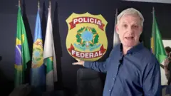 가짜 경찰서가 꾸며진 사기 범죄 단지의 내부