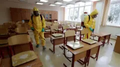 Дезинфекция мектеп классында