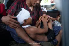 စာတတ်မြောက်ရေးနေ့ အကြို စက်တင်ဘာ ၇ ရက်မှာ စာသင်နေတဲ့အိမ်ကို လေကြောင်းတိုက်ခိုက်ခံရလို့ ကျောင်းသား ၁ ဦးသေဆုံးခဲ့ပါတယ်