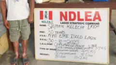 Ẹsẹ afurasi ati akọle tin NDLEA fi lede nipa rẹ
