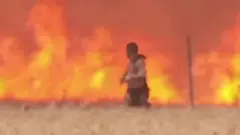 Man on fire thumb