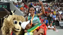 አትሌት ጉዳፍ ፀጋይ በቡዳፔስት