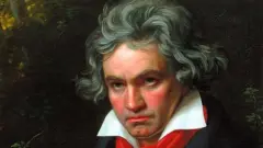 Portrait of Ludwig van Beethoven when composing the Missa Solemnis', 1820. Stieler, Joseph Karl (1781-1858). Found in the collection of the Beethoven-Haus, Bonn.
