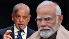  नरेंद्र मोदी आणि शाहबाज शरीफ