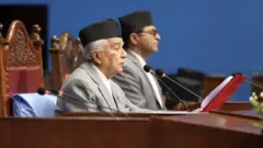 गत वर्ष नीति तथा कार्यक्रम प्रस्तुत गर्दै रामवरण यादव