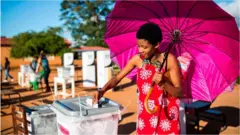 Woman dey vote
