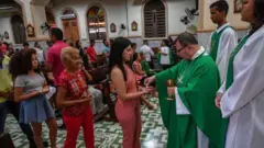 Brazilian Bishop Wilmar Santin dey do Mass for Itaituba for di Amazon region