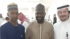 Ibrahim with authorities form Nigeria and Saudi