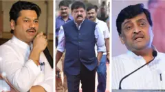 धनंजय मुंडे, जितेंद्र आव्हाड आणि अशोक चव्हाण