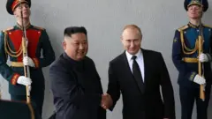 2019년 4월 25일 러시아 블라디보스토크 극동연방대학에서 북러 정상회담이 개최됐다