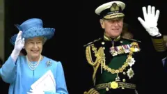 प्रिंस फ़िलिप और महारानी एलिज़ाबेथ