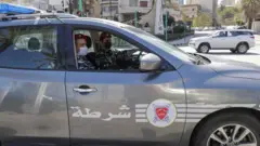 File photo showing Lebanese police car in Beirut (22 March 2020)