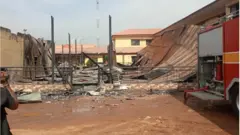 INEC office catch fire