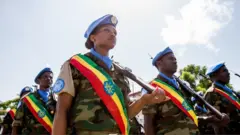 በተባበሩት መንግሥታት ስር የኢትዮጵያ ሠላም አስከባሪ አባላት በሱዳን