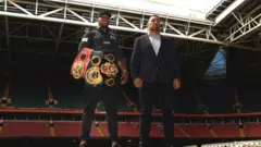 Anthony Joshua and Kubrat Pulev