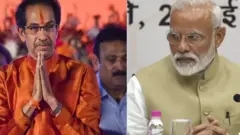 उद्धव ठाकरे आणि नरेंद्र मोदी