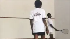 Dokita Oludele Oladejo lo se agbatẹru idije ere idaraya Squash laipẹ yii fun awọn ọjẹ wẹwẹ akẹkọọ to nifẹ si ere idaraya yii.