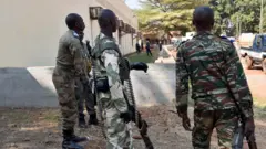Policiers et gendarmes centrafricains - archives