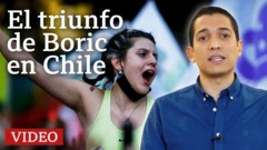 Jorge Pérez/Celebración en Chile por la victoria de Boric