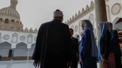 جيل بايدن في جامع الأزهر - 2 يونيو/حزيران.