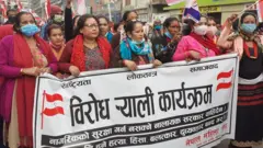 नेपाली काङ्ग्रेसको विरोध प्रदर्शन