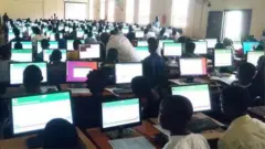 Jamb candidates dey do dia CBT Exam