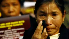 अफ़स्पा क़ानून को हटाने की मांग को लेकर हुए विरोध प्रदर्शन