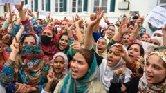 کشمیر میں مظاہرہ