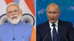नरेंद्र मोदी आणि पुतिन