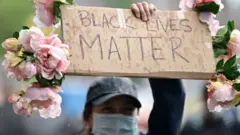 Protester in New York