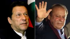 نواز شریف، عمران خان