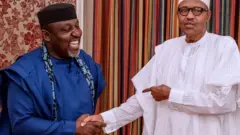 Rochas Okorocha na Muhammadu Buhari