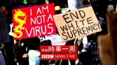 亞裔美國人示威