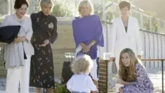 ويلفريد، ابن كاري وبوريس جونسون، البالغ من العمر سنة واحدة في قمة السبع