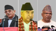 देउवा प्रचण्ड र माधव