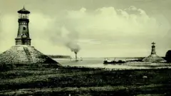 Dva svetionika na ušću Tamiša u Dunav