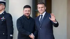 Володимир Зеленський та Емманюель Макрон, 6 січня 2026 року, Париж, Франція