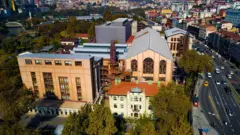 Santral kampüsünün tepeden görüntüsü 