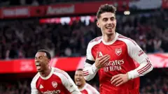 Kai Havertz scores for Arsenal