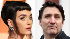 Katy Perry and Justin Trudeau