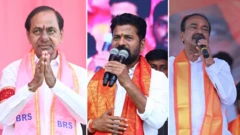 కేసీఆర్, రేవంత్, ఈటల