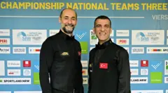 Semih Saygıner (solda) ve Tayfun Taşdemir 