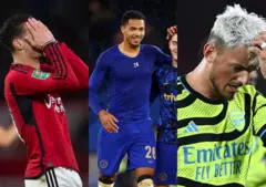 Aworan ẹgbẹ agbabọọlu Man Utd, Chelsea àti Arsenal 