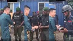 Aworan awọn ọlọpaa to n gbowo