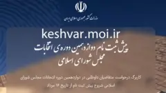 ثبت نام در این مرحله غیرحضوری و از طریق یک وب سایت است. این وب سایت در خارج از ایران قابل دسترسی نیست