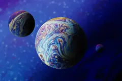 स्पेस में ग्रहों की तस्वीर