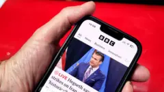 telefon sa BBC aplikacijom