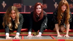 Lisa Marie Presley, Priscilla Presley, Riley Keough