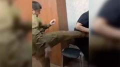 Сын Кадырова избивает арестованного в СИЗО