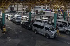 Gasolinera en Bolivia